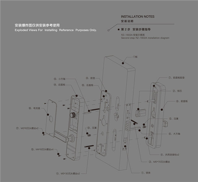 RZ-1602A-J指紋感應鎖